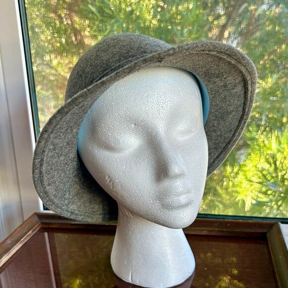 Vintage Bollman Hat Co. Gray Wool Cloche Fedora Unisex - Picture 7 of 16